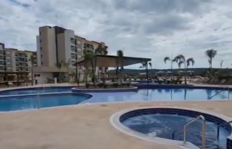 Praias do Lago Eco Resort apto 5 pessoas N406 N407 Caldas Novas Exterior foto